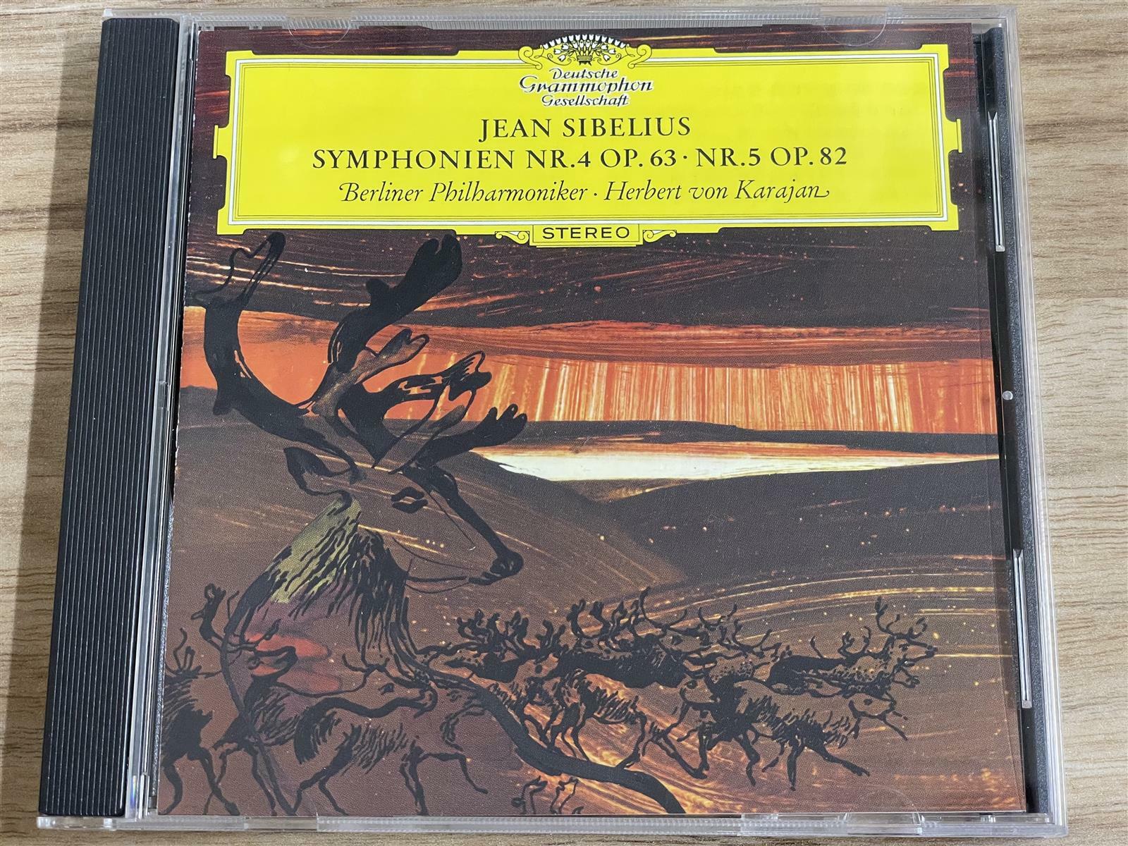 [중고] [수입] 카라얀, Karajan - 시벨리우스, Sibelius : Symphonies Nos.4 & 5 [일본, SHM-CD]