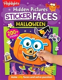 Hidden Pictures Sticker Faces: Halloween: Halloween Crafts Activity Book with Pumpkin Faces and Over 200 Silly Make-A-Face Stickers, Halloween Gift fo (Paperback)
