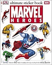 Marvel Heroes Sticker Book : (New Edition, Paperback)