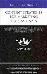 Content Strategies for Marketing Professionals (Paperback)