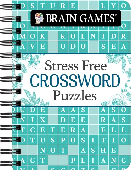 Brain Games - To Go - Stress Free: Crossword Puzzles (Teal): Volume 2 (Spiral)