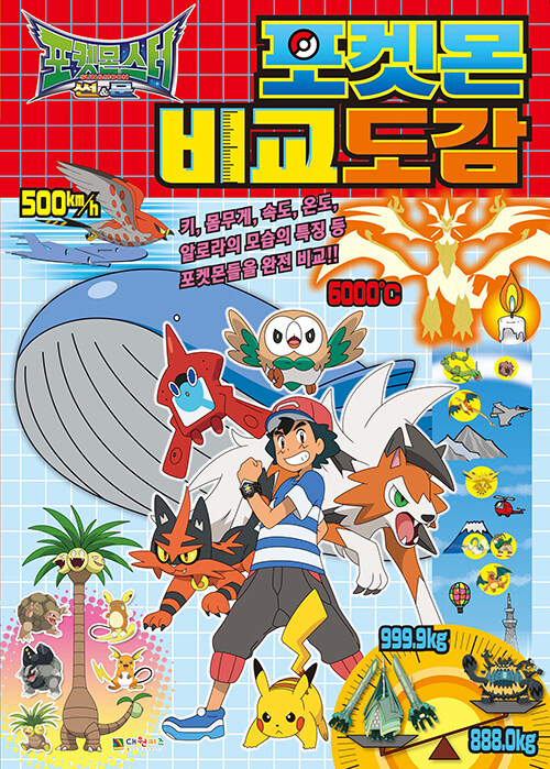 포켓몬스터 썬&문 포켓몬 비교도감