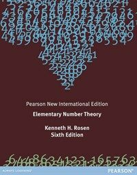Elementary number theory / 6th ed., Pearson new international ed