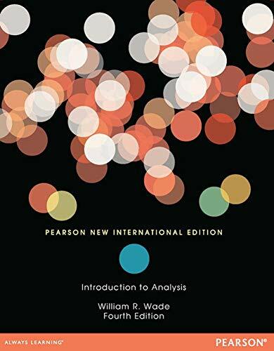 Introduction to Analysis: Pearson New International Edition (Paperback, 4 ed)