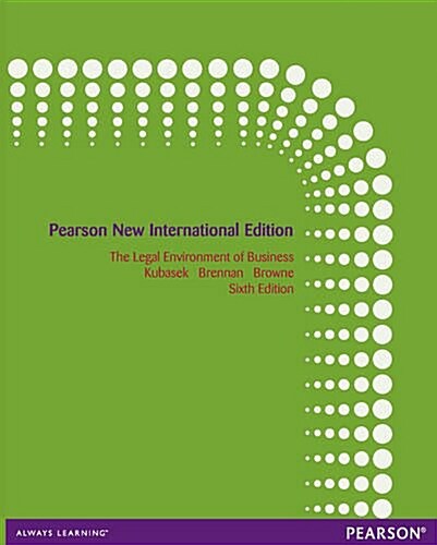 The Legal Environment of Business (Paperback, Pearson New International Edition)