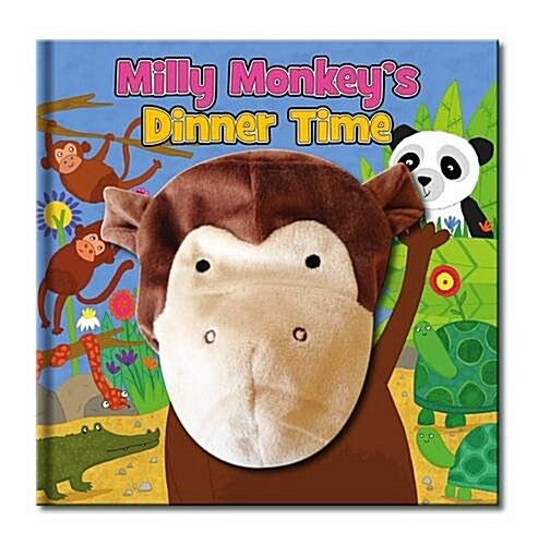 Large Hand Puppet Book - Milly Monkeys Dinner Time (Novelty Book)