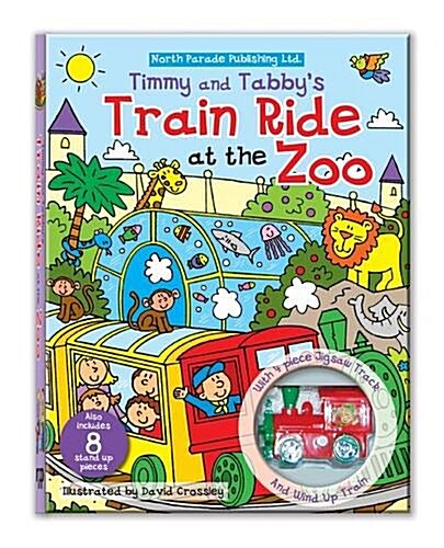 Track Jigsaw Book - Timmy and Tabbys Train Ride at the Zoo (Novelty Book)