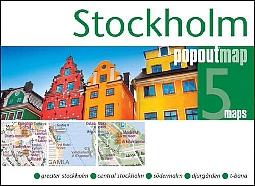 Stockholm Popout Map : Handy, Pocket Size, Pop-Up Map of Stockholm (Sheet Map, folded)