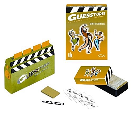 Guesstures Board Game: The Game of Split Second Charades (Board Games, Bible)