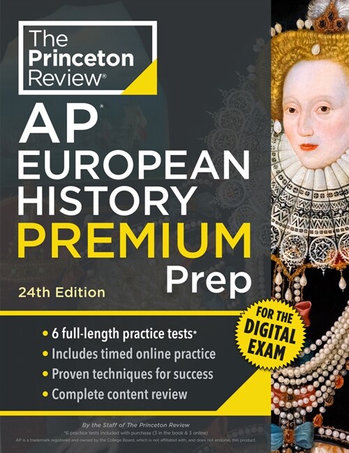 Princeton Review AP European History Premium Prep, 24th Edition: 6 Practice Tests + Digital Practice Online + Content Review (Paperback, 24)
