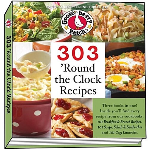 303 Round the Clock Recipes: Three Titles in One! (Paperback)