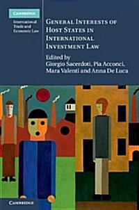 General Interests of Host States in International Investment Law (Hardcover)