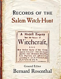 Records of the Salem Witch-Hunt (Paperback)