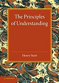 The Principles of Understanding : An Introduction to Logic from the Standpoint of Personal Idealism (Paperback)