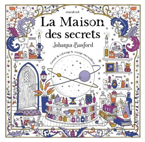 La maison des secrets: Carnet de coloriage & voyage merveilleux (Paperback)