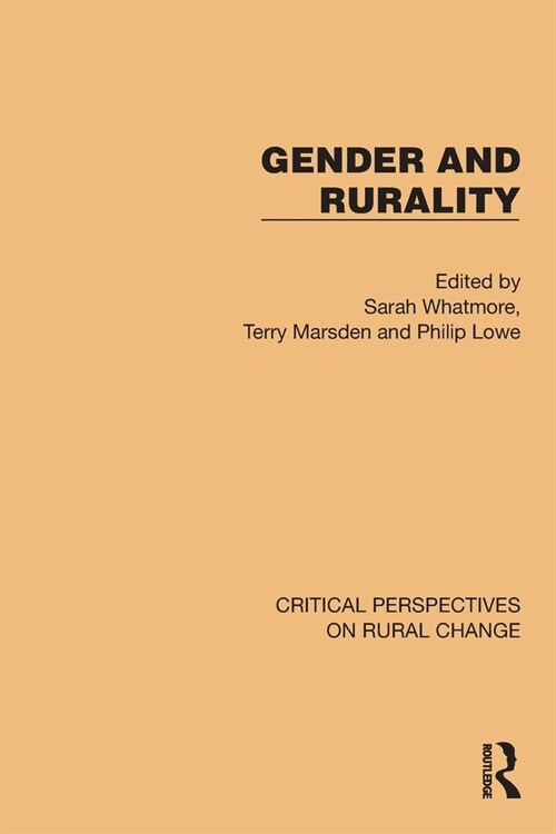 Gender and Rurality (Paperback, 1)