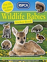 Wildlife Babies Sticker Book (Paperback)