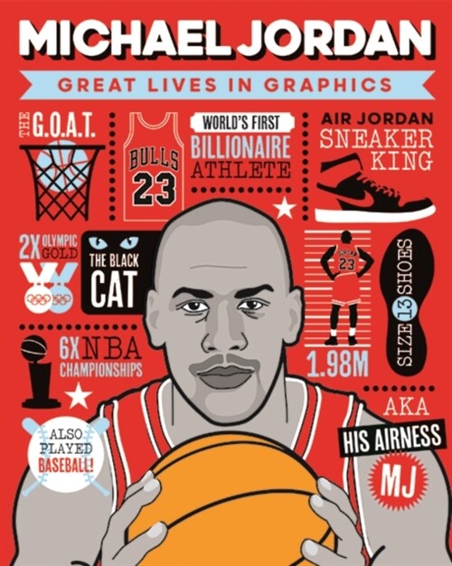 Great Lives in Graphics: Michael Jordan (Hardcover)