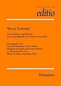 Was Ist Textkritik? (Paperback)