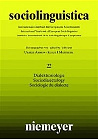 Sociolinguistica 2008 (Paperback, 1st)