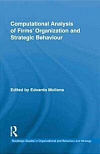 Computational Analysis of Firms’ Organization and Strategic Behaviour (Hardcover)