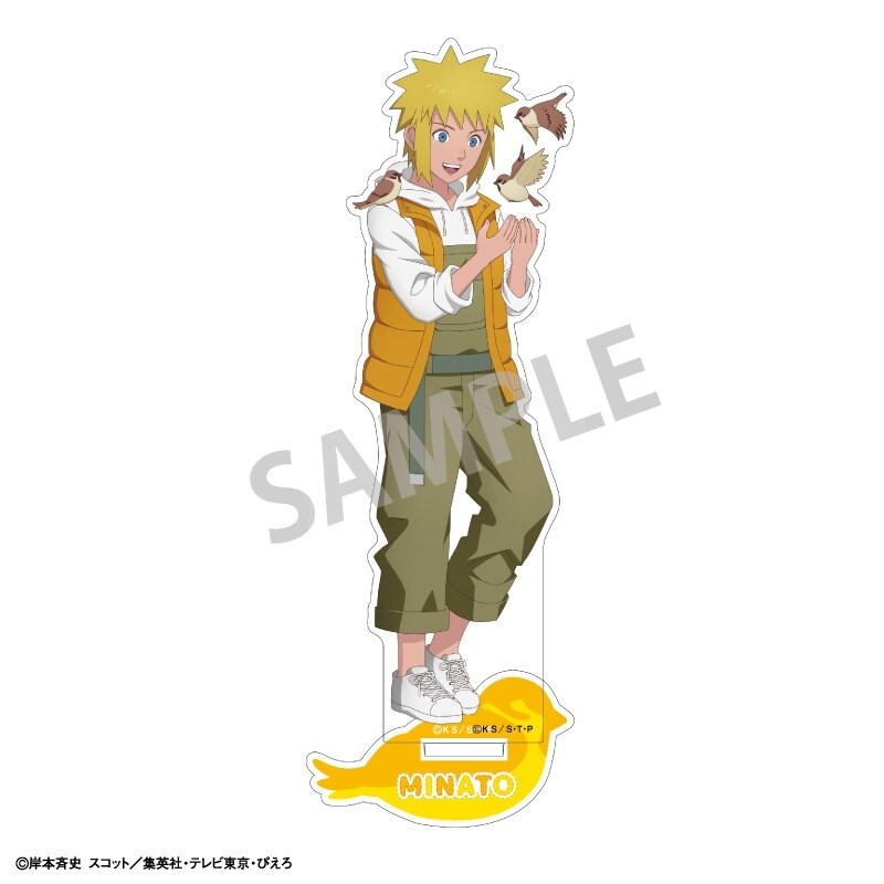 NARUTO-나루토-질풍전 아크릴 스탠드 나미카제 미나토 소년기×애니멀