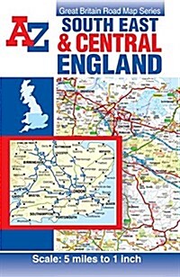 South East & Central England Road Map (Sheet Map, folded, 34 Revised edition)