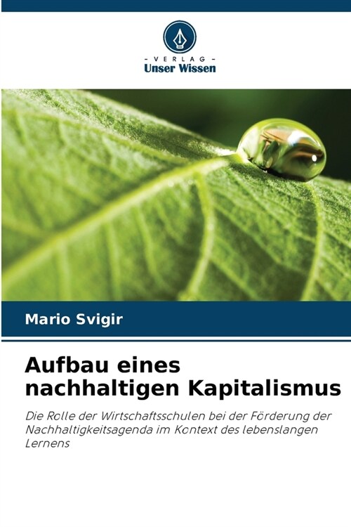 Aufbau eines nachhaltigen Kapitalismus (Paperback)