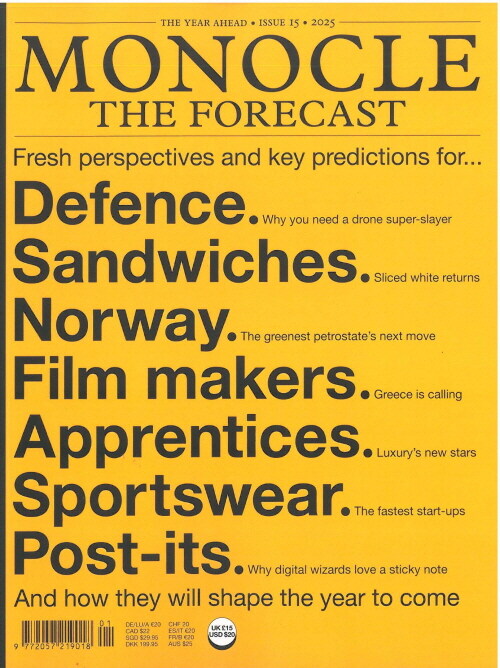Monocle the Forecast : 2024년 No. 15