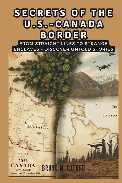 Secrets of the U.S.-Canada Border: Beyond 49th Parallel: From Straight Lines to Strange Enclaves - Discover Untold Stories (Paperback)