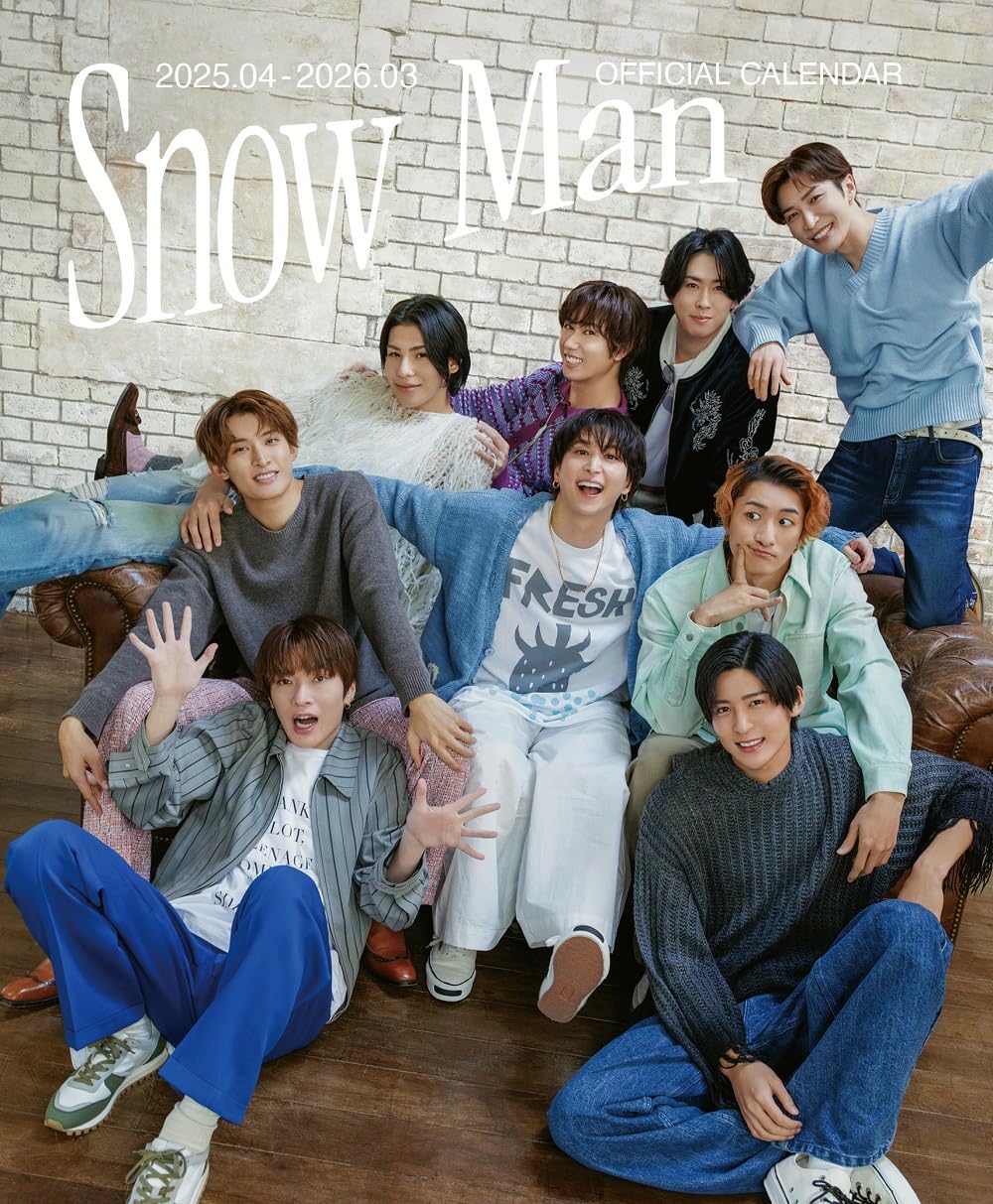 Snow Man オフィシャルカレンダ- 2025.04-2026.03