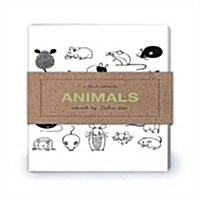 Animals Artwork by Julia Kuo Journal Collection 1: Set of Two 64-Page Notebooks (Paperback)