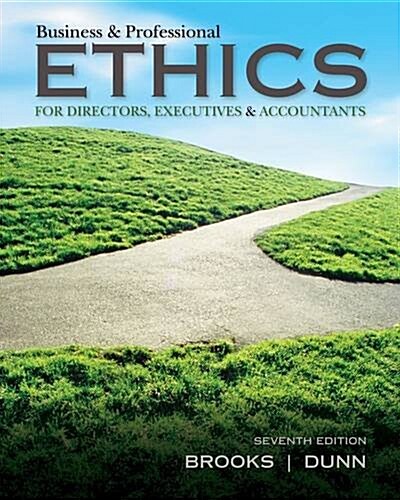 Business & Professional Ethics for Directors, Executives & Accountants (Paperback, 7)