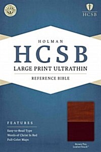 Large Print Ultrathin Reference Bible-HCSB (Imitation Leather)