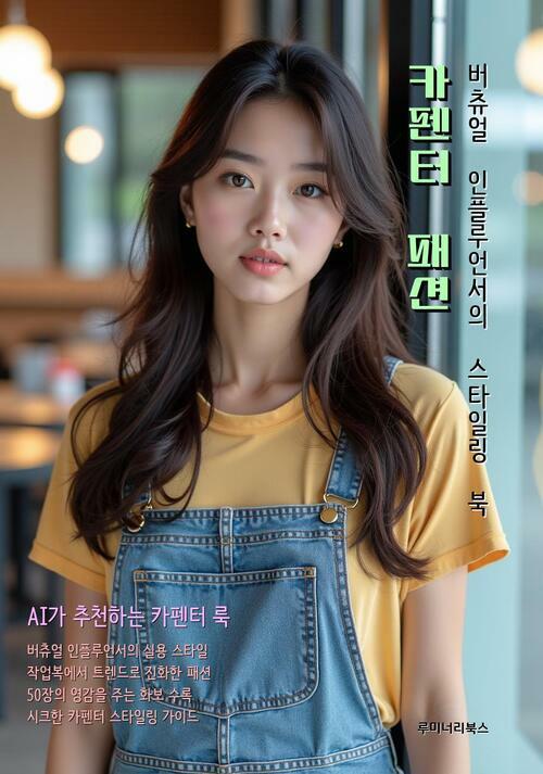 카펜터 패션 버츄얼 인플루언서의 스타일링 북 커버