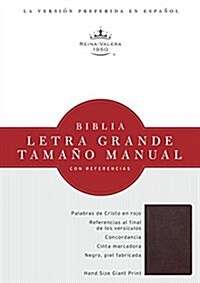 Biblia Letra Grande Tamano Manual Con Referencias-Rvr 1960 (Imitation Leather)