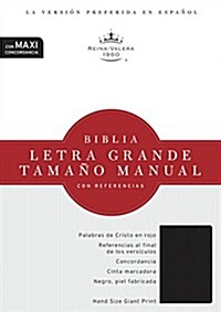 Biblia Letra Grande Tamano Manual Con Referencias-Rvr 1960 (Imitation Leather)