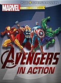 Marvel Avengers Assemble in Action Poster-A-Page (Paperback)