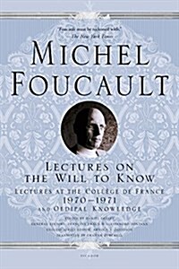 Lectures on the Will to Know (Paperback)