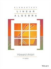 Elementary linear algebra 11th ed