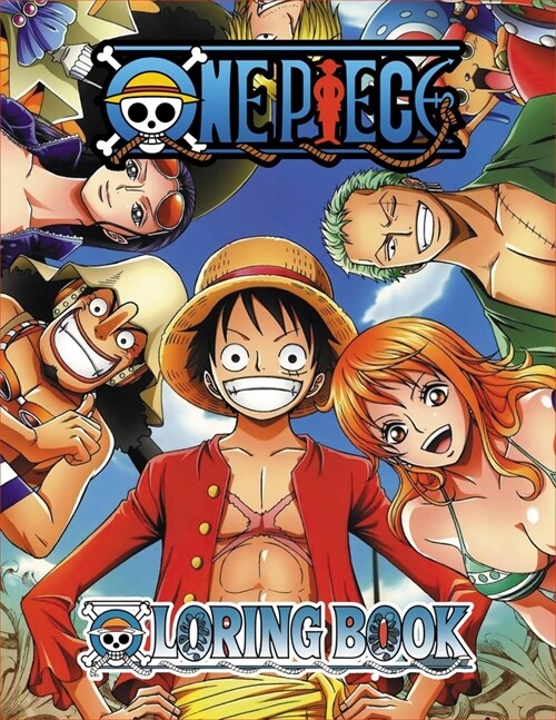 One Piece Coloring Book: The Ultimate Coloring Book for Pirate Enthusiasts (Paperback)
