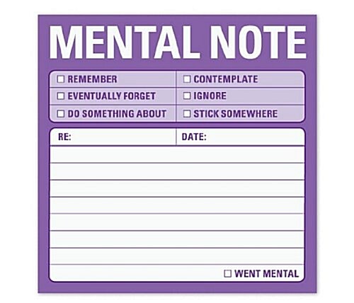 Mental Note (Hardcover)