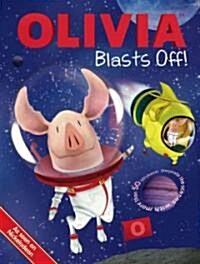 Olivia Blasts Off! [With Sticker(s)] (Paperback)