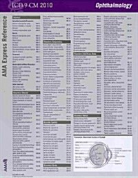 ICD-9-CM 2010 Express Reference Coding Card Ophthalmology (Cards, 1st, LAM)