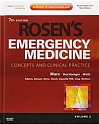[중고] Rosens Emergency Medicine - Concepts and Clinical Practice, 2-Volume Set: Expert Consult Premium Edition - Enhanced Online Features and Print    (Hardcover, 7th)