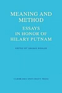 Meaning and Method : Essays in Honor of Hilary Putnam (Paperback)