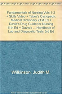 Fundamentals of Nursing Vols 1-2 + Skills Video + Tabers Cyclopedic Medical Dictionary 21st Ed + Daviss Drug Guide for Nursing 11th Ed + Daviss Com (Hardcover, PCK)