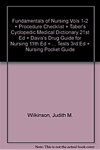 Fundamentals of Nursing Vols 1-2 + Procedure Checklist + Tabers Cyclopedic Medical Dictionary 21st Ed + Daviss Drug Guide for Nursing 11th Ed + Davi (Hardcover, PCK)