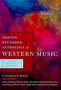 Norton Recorded Anthology of Western Music (Sixth Edition) (Vol. 1: Ancient to Baroque) (Audio CD, 6th)