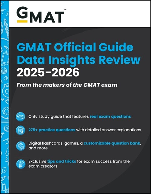 GMAT Official Guide Data Insights Review 2025-2026: Book + Online Question Bank (Paperback)